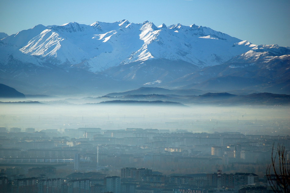 torino nebbia